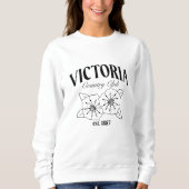 VCC-Logo von Haley - Schwarz Sweatshirt (Vorderseite)