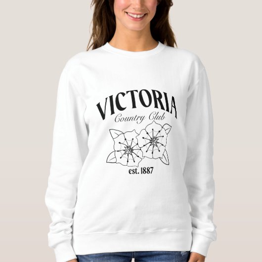 VCC-Logo von Haley - Schwarz Sweatshirt (Vorderseite)