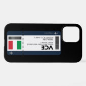 VCE Venice Boarding Pass - Italien Ticket iPhone Hülle (Rückseite (Horizontal))