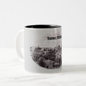 Vcksburg, Mississippi-Tasse Zweifarbige Tasse (Vorderseite Links)