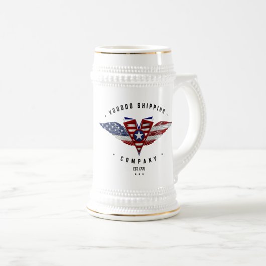 VCO Patriot Stine Bierglas (VorderseiteRechts)