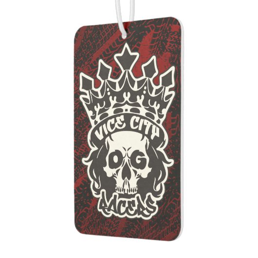 VCOG "King Skull" Logo Car Air Freshener Autolufterfrischer (Links)