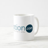 Vcom Logo-Tasse Kaffeetasse (VorderseiteRechts)