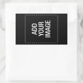 vd rechteckiger aufkleber (Tasche)