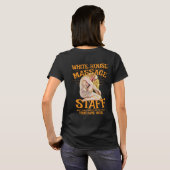 VD STD EIER DOD EESSEN CDC FLEISCH MILCH ÖL GEMÜSE T-Shirt (Schwarz voll)