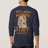 VD STD Trump Konzentrationslager Wächter anwerben Sweatshirt (Rückseite)