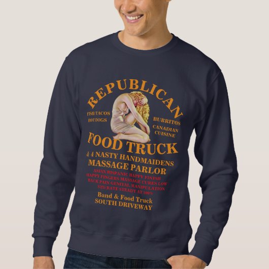 VD STD Trump Konzentrationslager Wächter anwerben Sweatshirt (Vorderseite)
