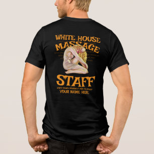 VD STD TRUMPS GLÜCKLICHES ENDE MASSAGE-SALON T X Tri-Blend SHIRT