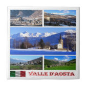 VDA005 VALLE D'AOSTA, Mosaik, Italien, Fliese (Vorderseite)