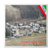 VDA015 RHEMES-NOTRE-DAME, Aostatal, Fliese (Vorderseite)