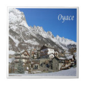 VDA019 OYACE, Aostatal, Italien, Fliese (Vorderseite)