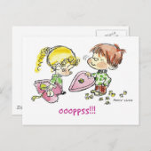 VDA-003 Schokolade Postkarte (Vorne/Hinten)