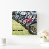 VDR-VDOG-Wall-Uhr Quadratische Wanduhr (Zuhause)