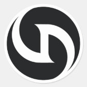 vDream Logo-Aufkleber Runder Aufkleber (Vorderseite)