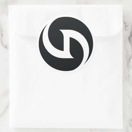 vDream Logo-Aufkleber Runder Aufkleber (Tasche)
