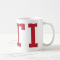 VDUB GTI rote Abzeichen-Tasse
