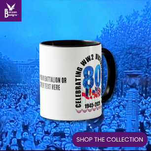 VE-Tag 80. Jahrestag Sieg in Europa WW2 Tasse