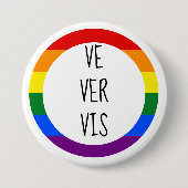 Ve Ver Vis Pronoun Button (Vorderseite)