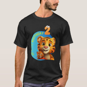 Vebyhogh Tiger Geburtstag 2 Jahre alt Es ist My Bi T-Shirt