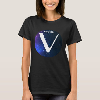 VeChain Cryptocurrency Space Galaxy VET Crypto Moo T-Shirt