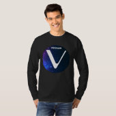 VeChain Cryptocurrency Space Galaxy VET Crypto Moo T-Shirt (Vorne ganz)