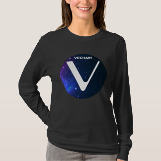 VeChain Cryptocurrency Space Galaxy VET Crypto Moo T-Shirt