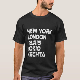 Vechta New York London Tokio Paris T-Shirt