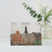 Vecriga Riga Lettland Postkarte (Stehend Vorderseite)