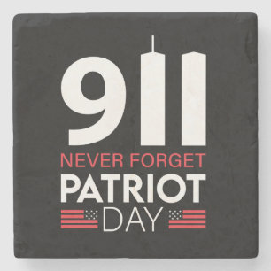 Vector 9-11 Vergessen Sie nie den patriotischen T Steinuntersetzer