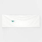 Vector-Abbildung einer Lotus-Blume, mit Banner (Horizontal)