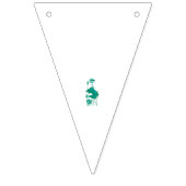 Vector-Abbildung einer Lotus-Blume, mit Wimpelkette (Erste Fahne)