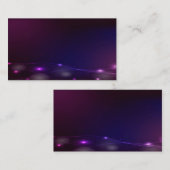 vector abstract banner background of blue violet visitenkarte (Vorne/Hinten)