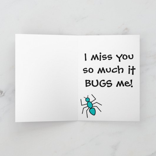 Vector Ant Collage Karte (Innenseite)