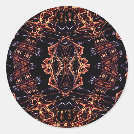 Vector Art, Abstrakt Flammen Aufkleber (Vorderseite)