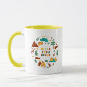 Vector Art Idaho Theme Staat Symbole Tasse (Links)