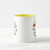 Vector Art Idaho Theme Staat Symbole Tasse (Zentrum)