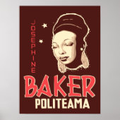 Vector Art Josephine Baker im Politeama Poster (Vorne)