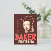 Vector Art Josephine Baker im Politeama Postkarte (Stehend Vorderseite)