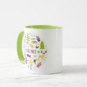 Vector Art Maine Theme Staat Symbole Tasse (Vorderseite Links)