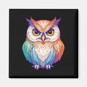 Vector Art mit lebhaften Farben Magnet