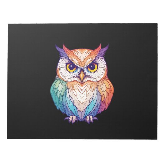 Vector Art mit lebhaften Farben Notizblock (Vorderseite)