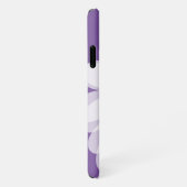 Vector Blume Art lila daisle Zazzle Basic iPhone Hülle (Rechte Seite)