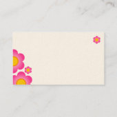 Vector Blume - (Creme Card) Visitenkarte (Rückseite)