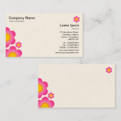 Vector Blume - (Creme Card) Visitenkarte (Vorne/Hinten)