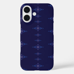 Vector boho Muster mischt blauen Himmel inspiriert iPhone 16 Hülle