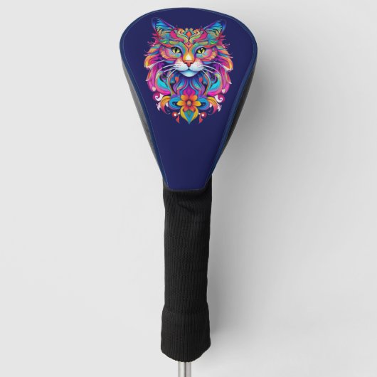 Vector Cat Golf Headcover (Vorderseite)