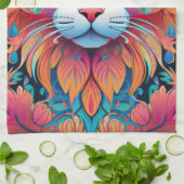 Vector Cat Handtuch (Gefaltet)