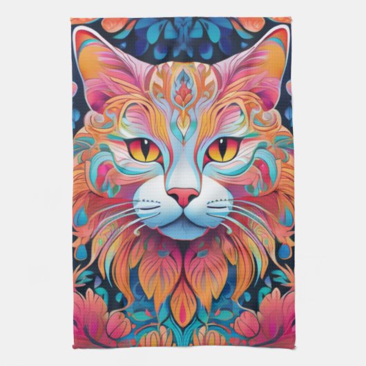 Vector Cat Handtuch (Vertikal)