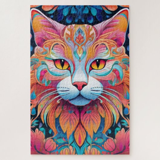 Vector Cat Jigsaw Puzzle (Vertikal)