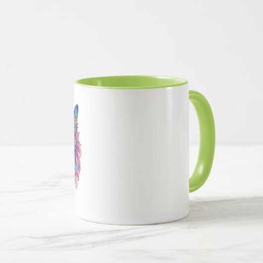 Vector Cat Tasse (VorderseiteRechts)